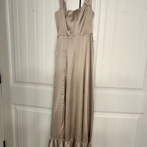 Show Me Your MuMu Beige corset Dress